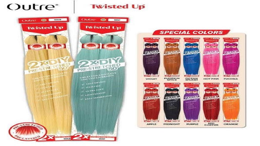 X-Pression – Twisted Up – DIY Prestretched Braid 50″ 2X
